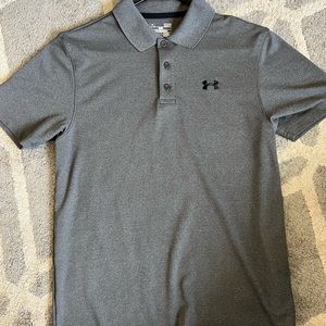 Under golf polo. Gray. Small.